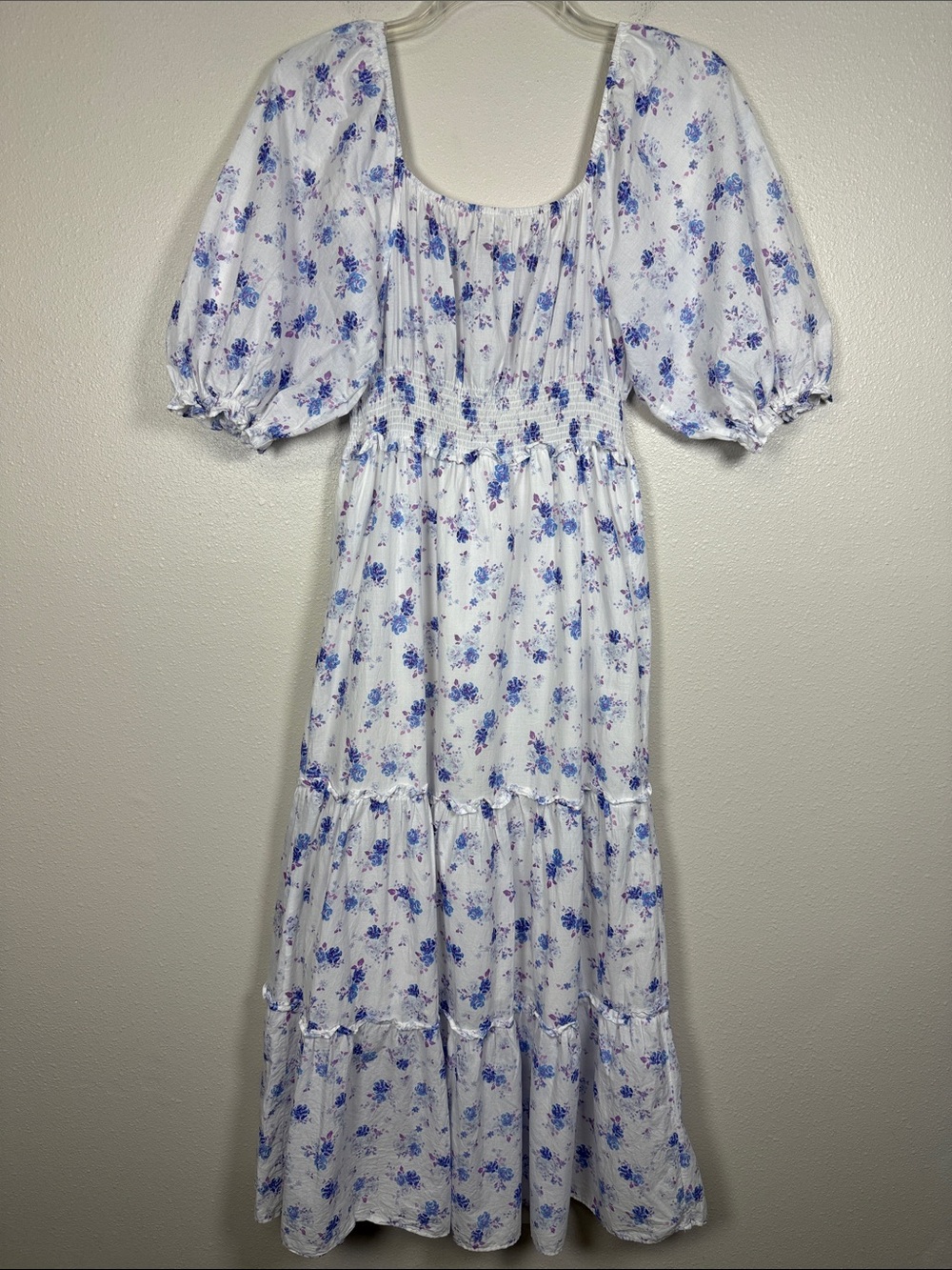 LoveShackFancy x Target Gemma Maxi Dress S Floral Puff Sleeve Smocked Garden - Picture 8 of 16
